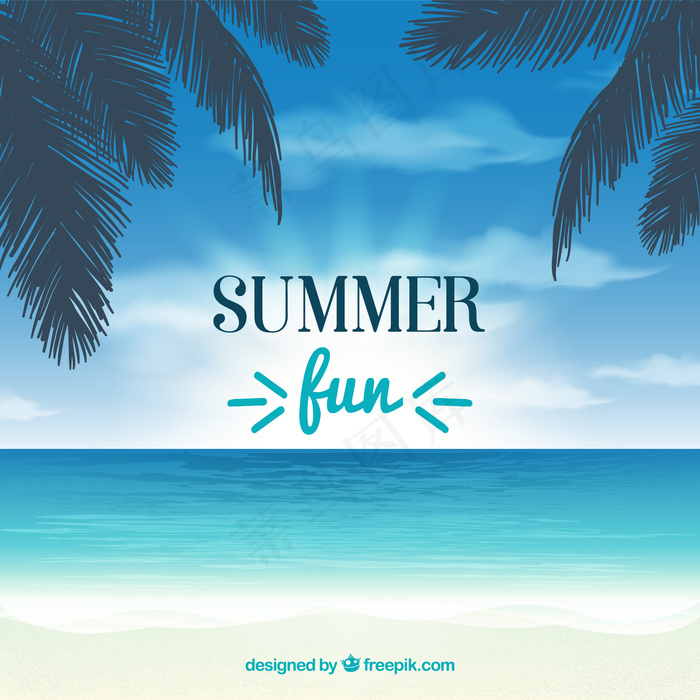 水纹水波纹浪花水珠夏季素材