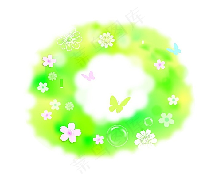 梦幻花纹背景eps,ai矢量模版下载