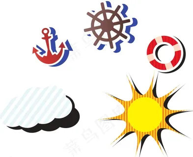 太阳 云彩 救生圈图片 太阳 云彩 救生圈图片