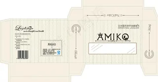 指甲油彩盒包装图片