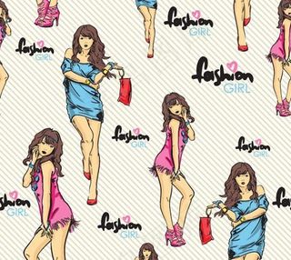 无缝时尚女性背景图片
