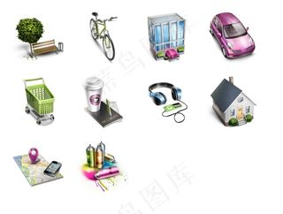 幻彩家庭工具图标下载