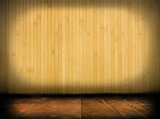 黄色室内空间场景