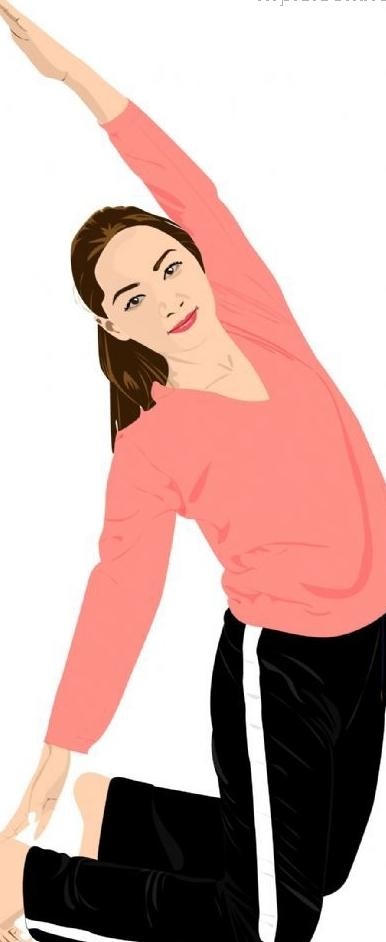 美女练瑜伽功图片