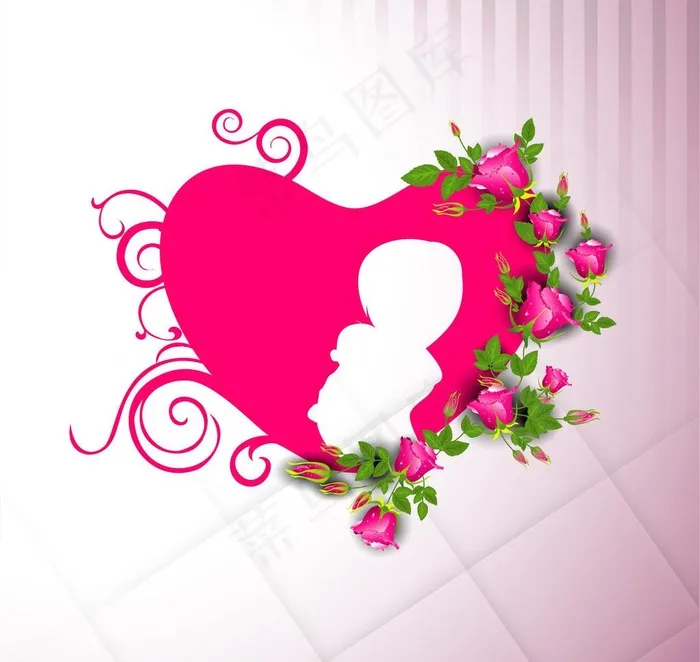 母亲节图片eps,ai矢量模版下载