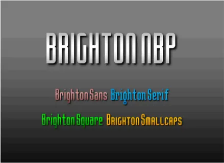 布莱顿NBP字体
