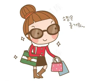 卡通儿童 儿童插画图片