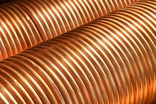 铜线背景