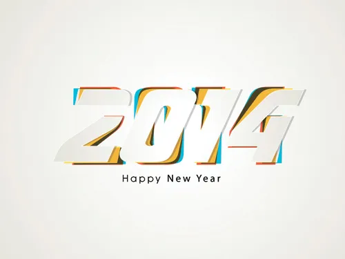 星星背景与2014文字等矢量素材免...eps,ai矢量模版下载