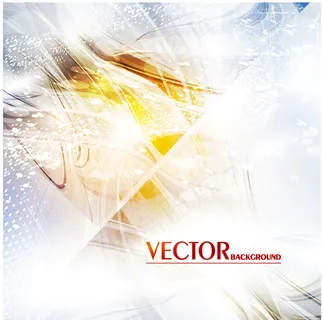 金色曲线背景矢量素材