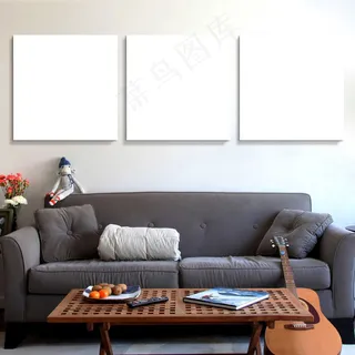 大厅客厅卧室背景墙墙壁壁纸场景样机