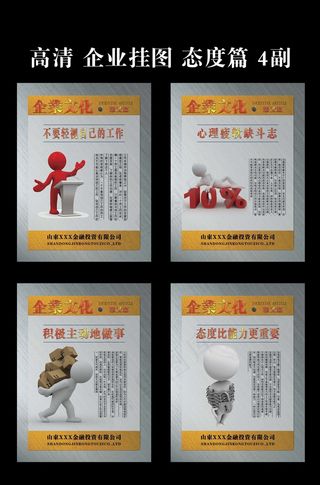 企业规范展板挂图