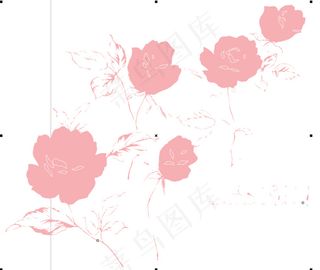 经典淡色花边免费下载