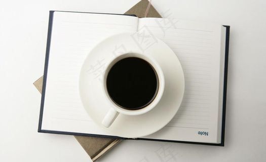 咖啡 特写 俯视图片