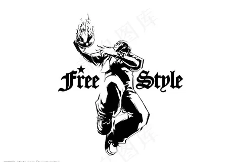 黑白色篮球图片