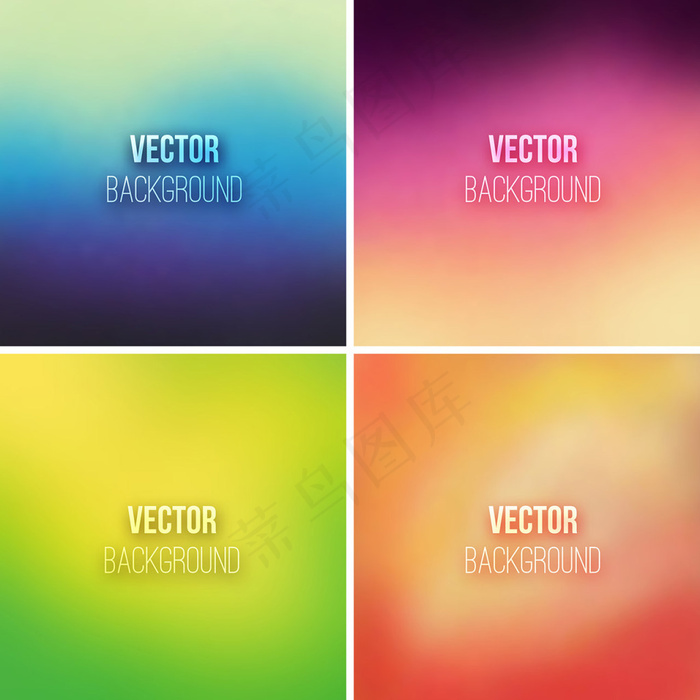 模糊渐变背景03 AI矢量