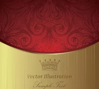 欧式华丽花纹背景图片