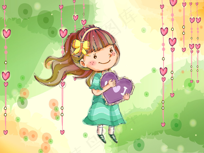童年 卡通女孩子