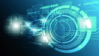 蓝色科幻背景图