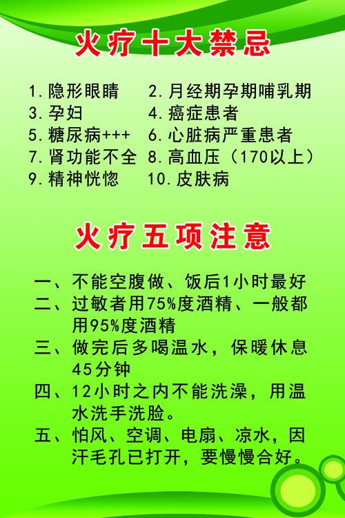 火疗去病灶反应psd模版下载