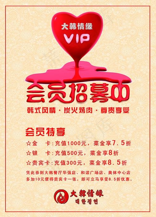 VIP 会员招募psd模版下载