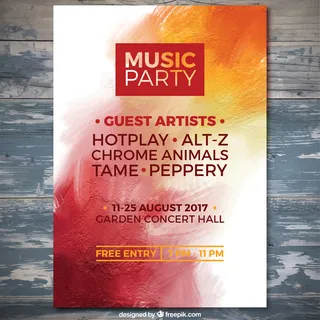 欢乐夏日海滨派对休闲时光旅游海报