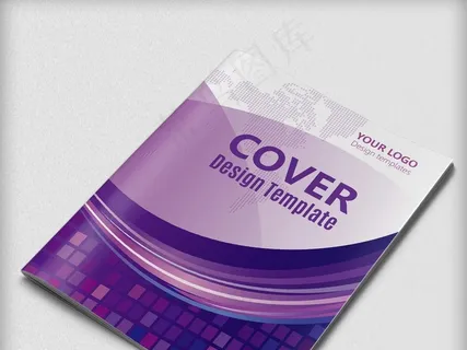 紫色宣传封面设计封面设计