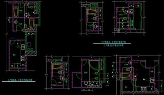 厨房 卫生间平面放大图图片