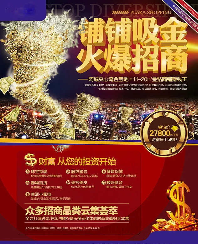 房地产宣传海报(2835X3543(DPI:300))psd模版下载