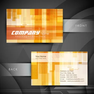 高档大气精致简洁名片设计模板