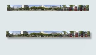 北京联合大学篮球场360度全景图片