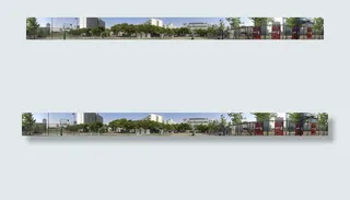 北京联合大学篮球场360度全景图片