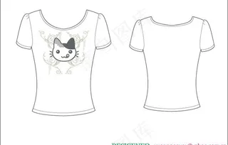 t shirt t恤 印花 可爱 ...