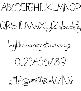 在星星闪耀明亮的字体