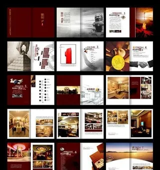 玛雅装饰 宣传画册 矢量CDR