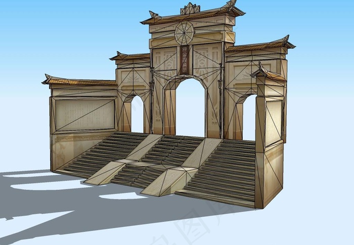 古建3D模型