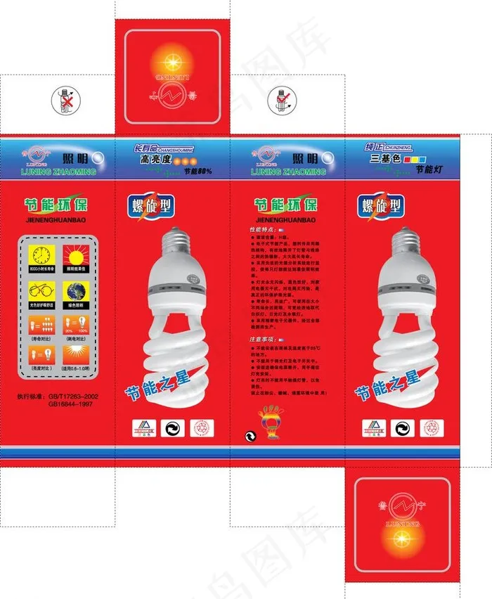 节能灯图片eps,ai矢量模版下载