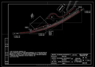 护坡平面图cad图纸