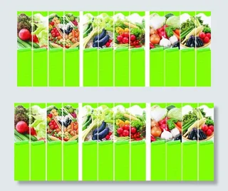 蔬菜区包柱图片