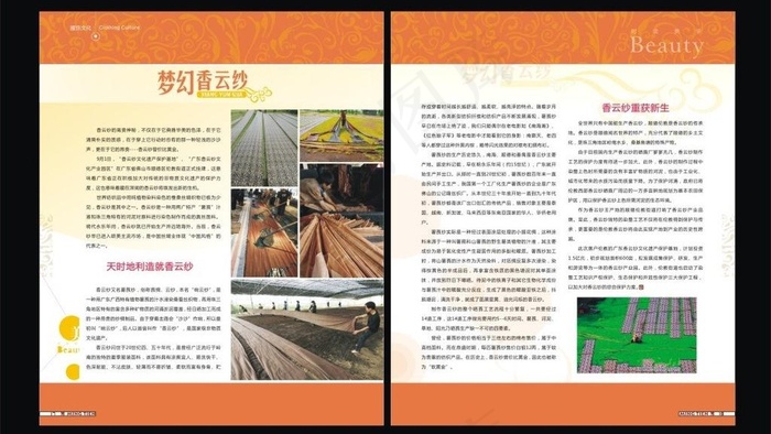 生活人文杂志内页图片cdr矢量模版下载