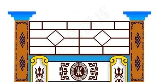 蒙古风格吧台图片