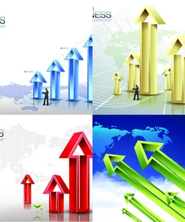 箭信息金融海报设计元素