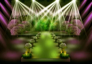 浪漫婚礼效果图