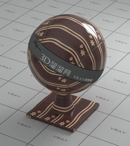 vray褐色墙砖材质