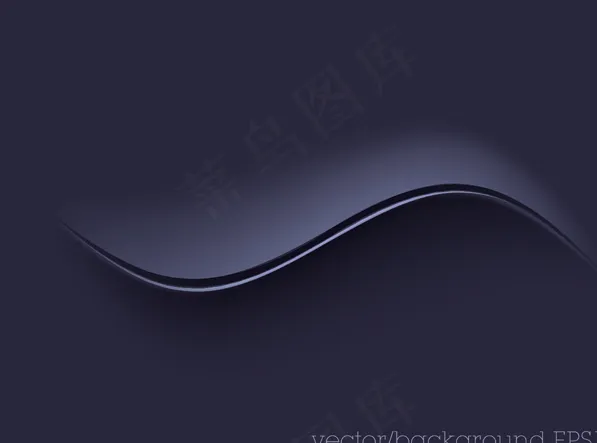 简约弧形剪纸背景矢量素材-2eps,ai矢量模版下载