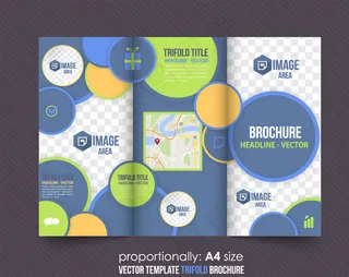 外国时尚三折页图片