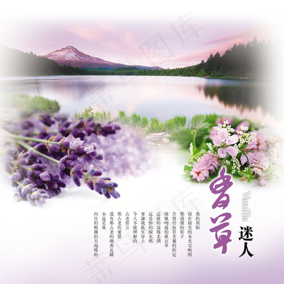 唯美风景素材(2362X2362(DPI:300))psd模版下载