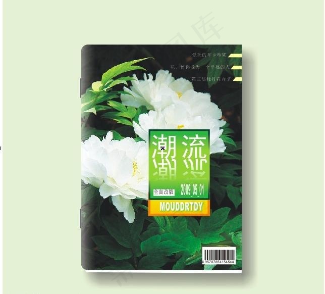 杂志封面图片cdr矢量模版下载