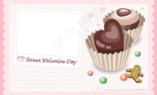 可爱的儿童相框摸板图片