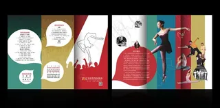 舞蹈培训三折页